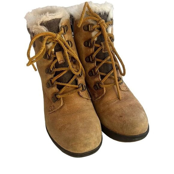 Sperry Women's Size 6 Luca Peak Tan WATERPROOF Leather Ankle Boots‎ STS97172 - Picture 3 of 12